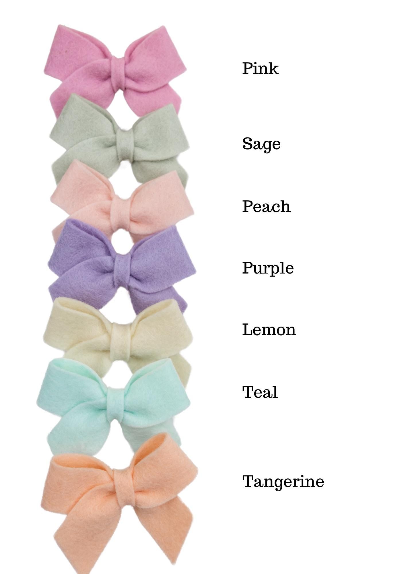 Spring Baby Bow Headband - Easter Hair Clips for Girls