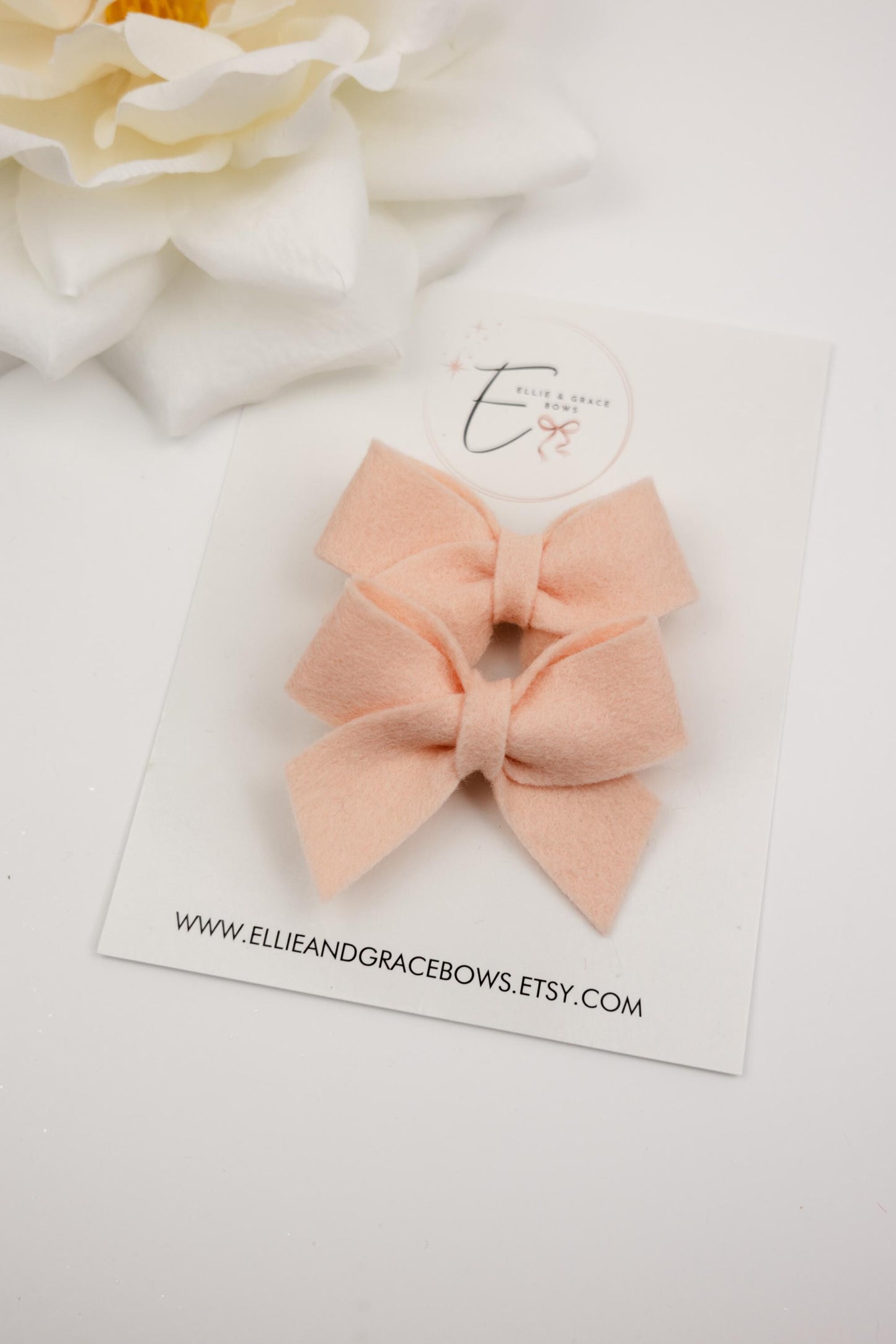 Spring Baby Bow Headband - Easter Hair Clips for Girls