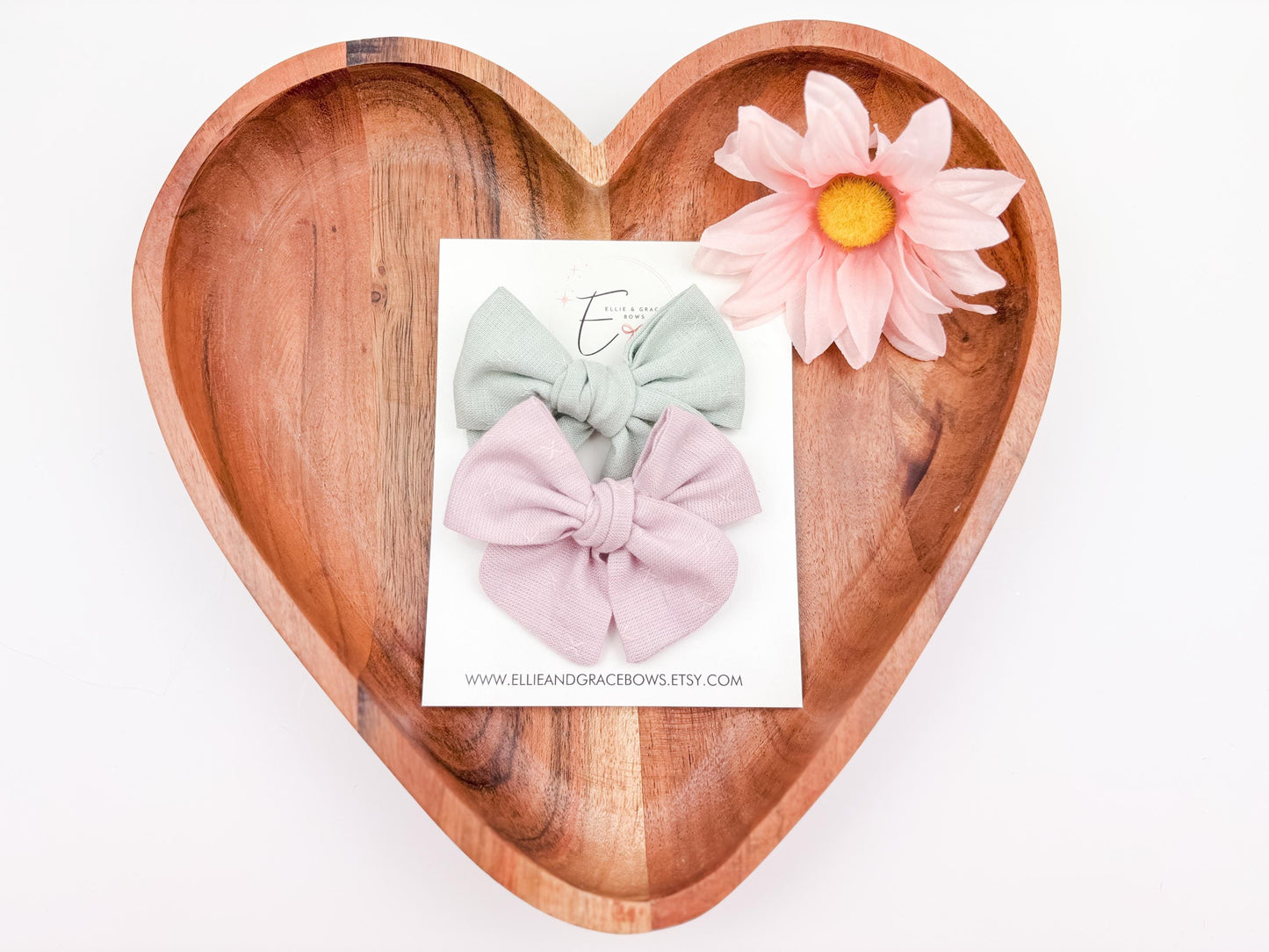 Mint Green Baby Bow Headband - Simple Pinwheel Baby Bows