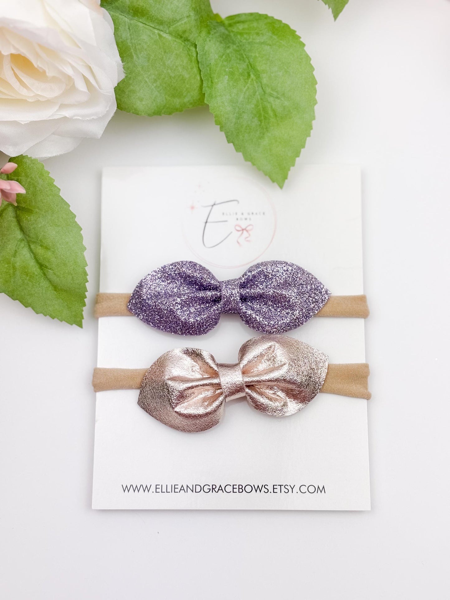 Spring Baby Bow Headband - Toddler Girl Easter Hair Clips