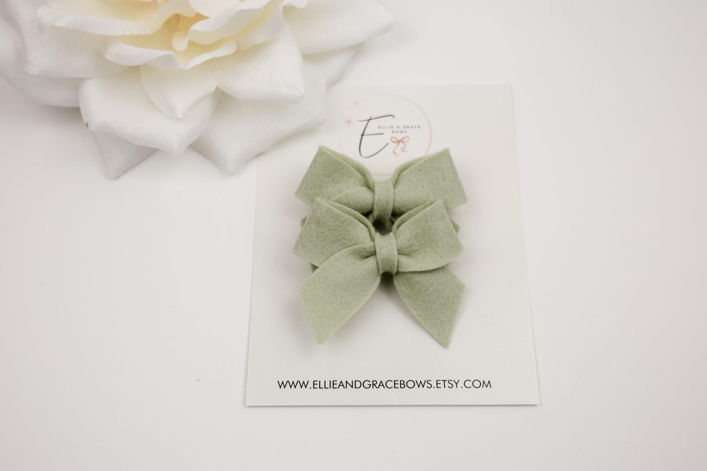 Spring Baby Bow Headband - Easter Hair Clips for Girls