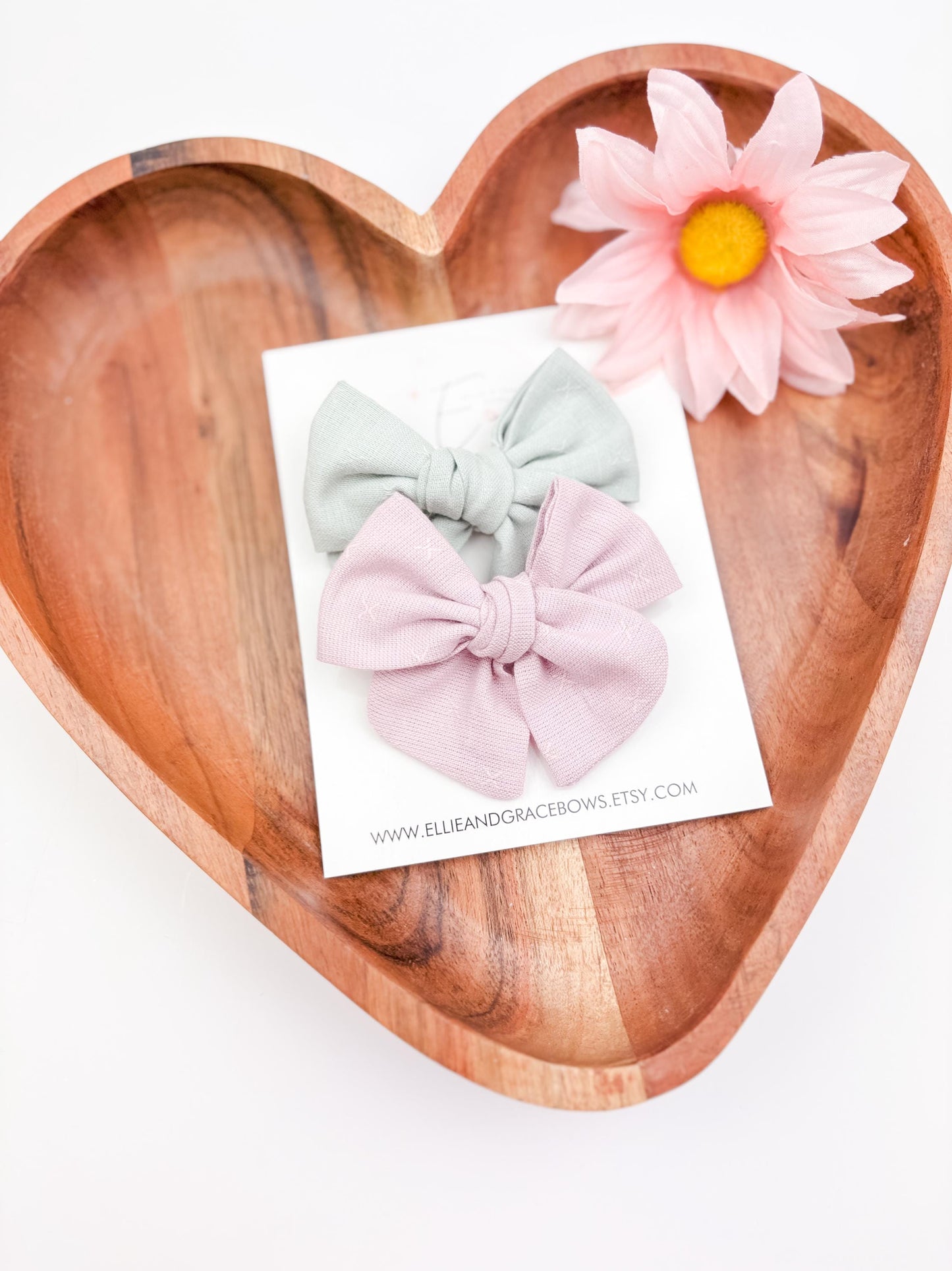 Mint Green Baby Bow Headband - Simple Pinwheel Baby Bows