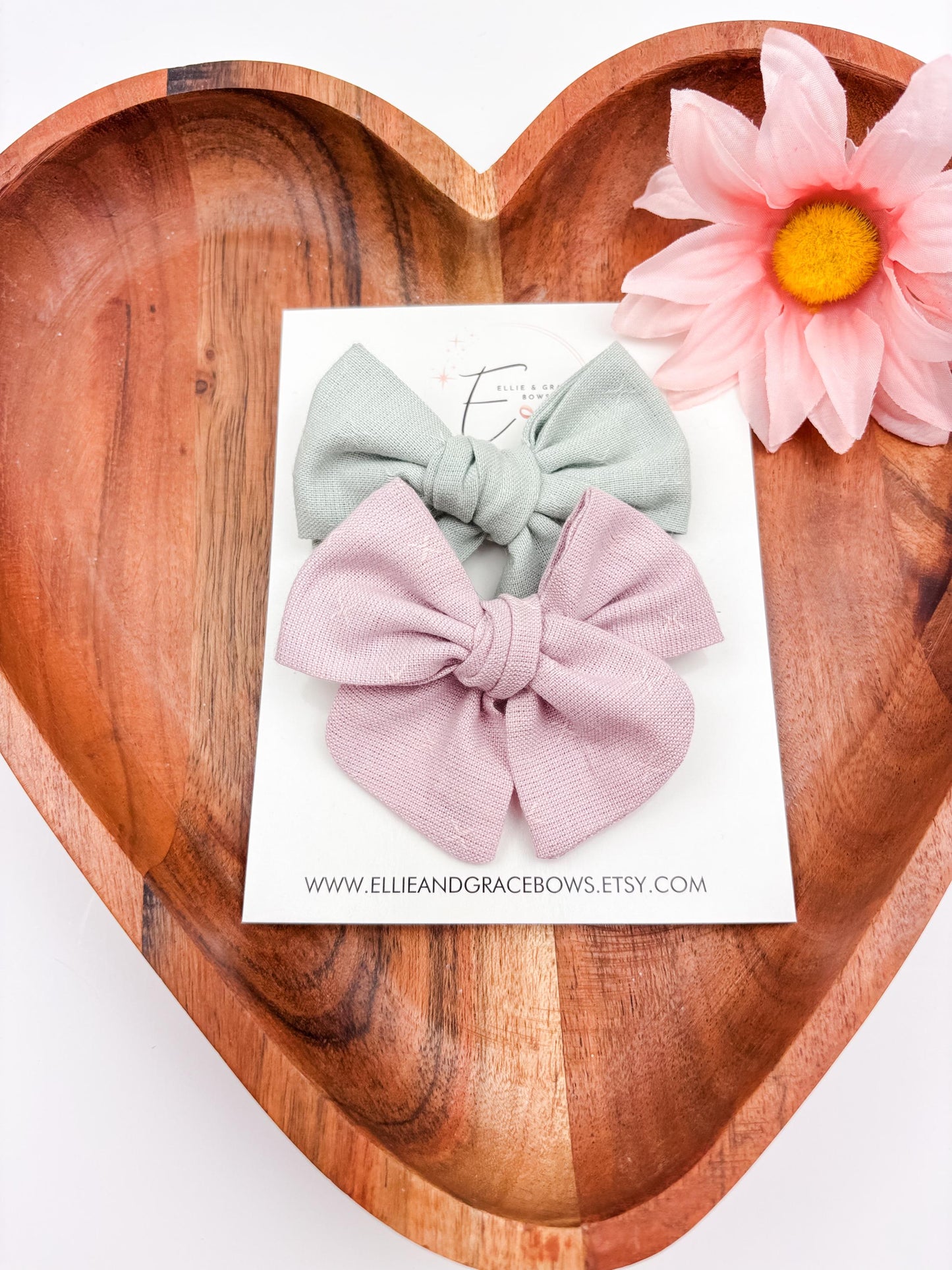 Mint Green Baby Bow Headband - Simple Pinwheel Baby Bows