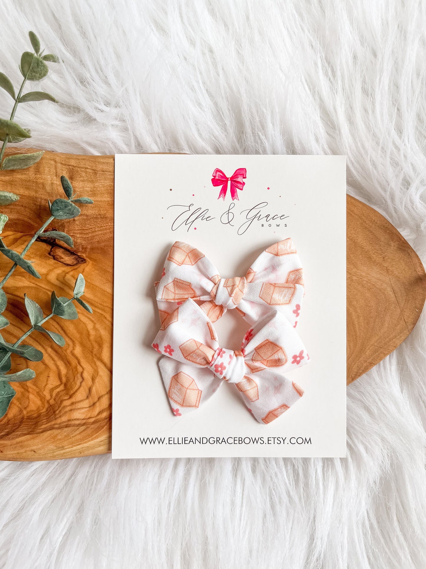 Milk Carton Back to School Hair Bow Set - 3 Inch Bows - Alligator Clip Bows