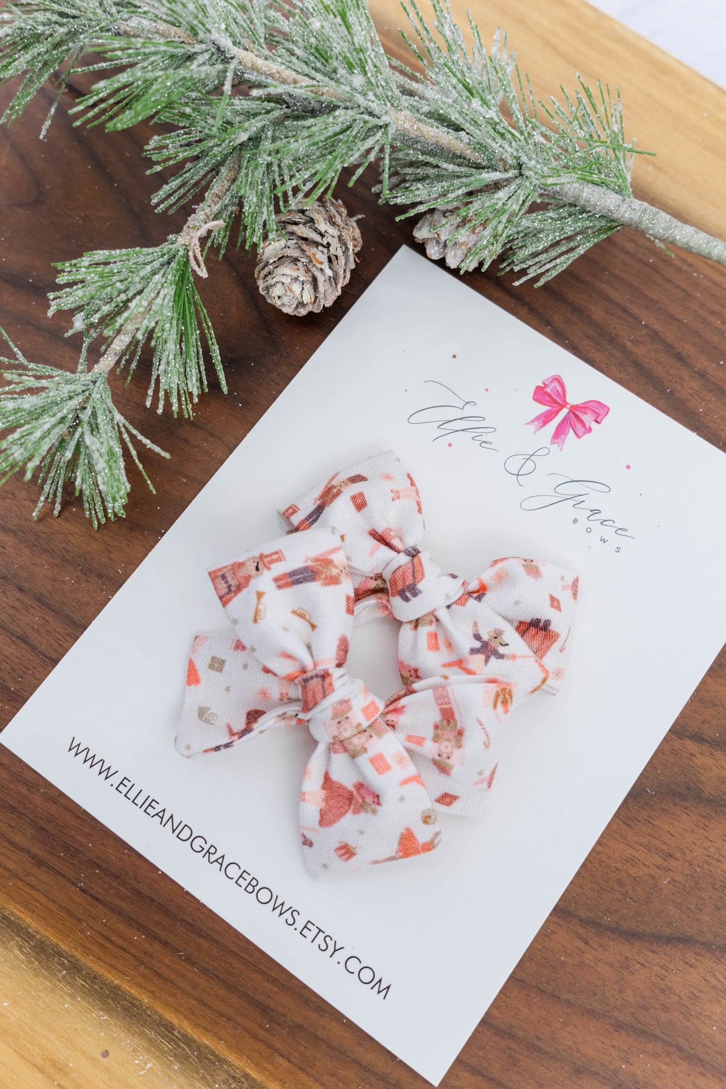Ballet Hair Bows - Pigtail Bow Set - Hand Tied Bows