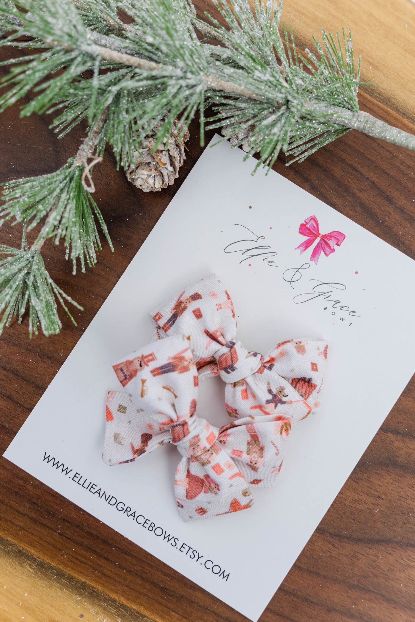 Ballet Hair Bows - Pigtail Bow Set - Hand Tied Bows