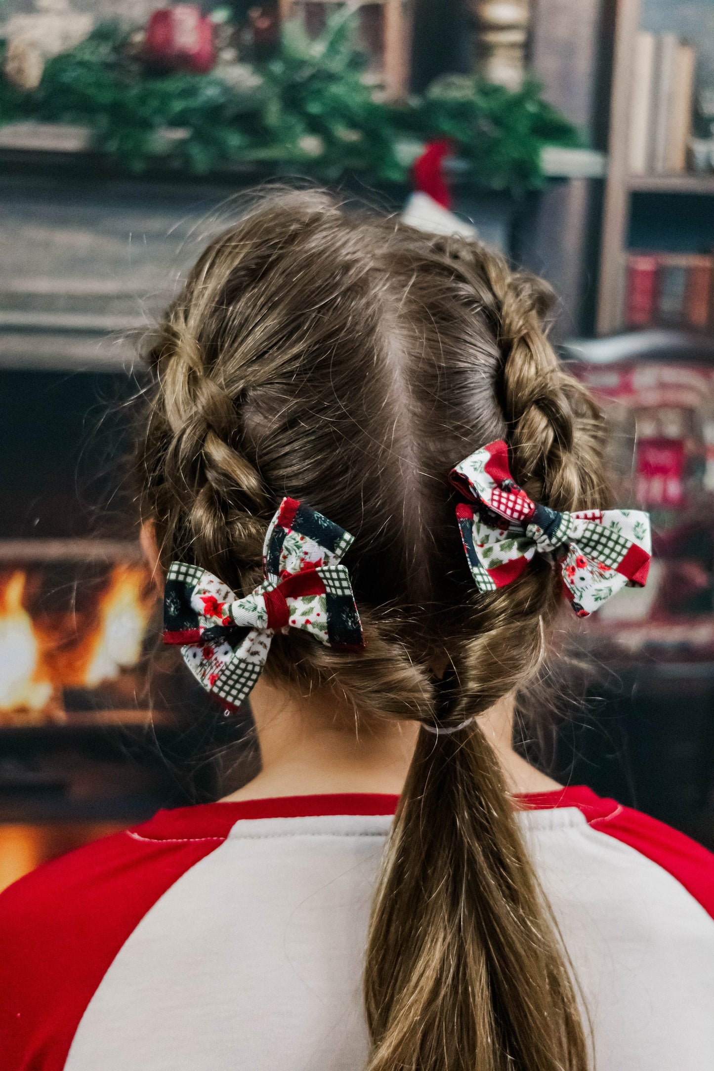 Cotton Fabric Bows - Patchwork Baby Bow