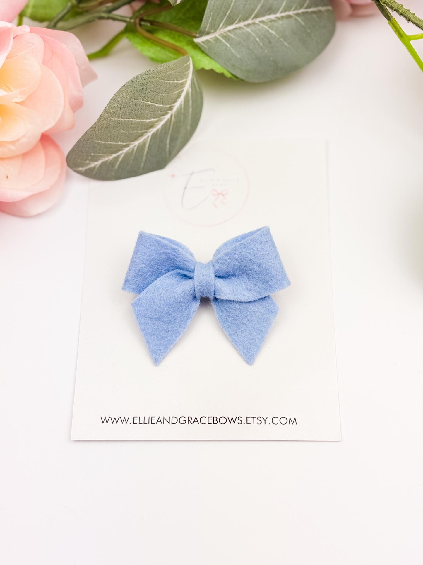 Felt Baby Bow Headband: Pastel Spring Colors