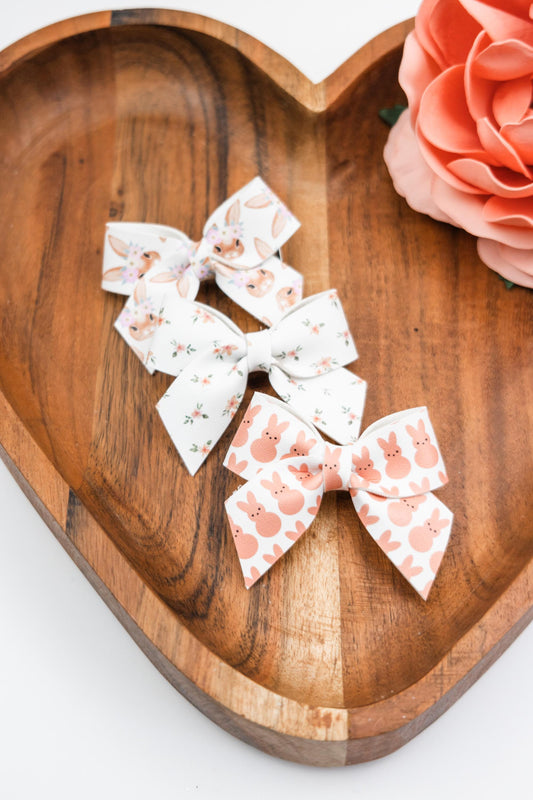 Baby Girl Easter Hair Clips - Baby Bow Headband