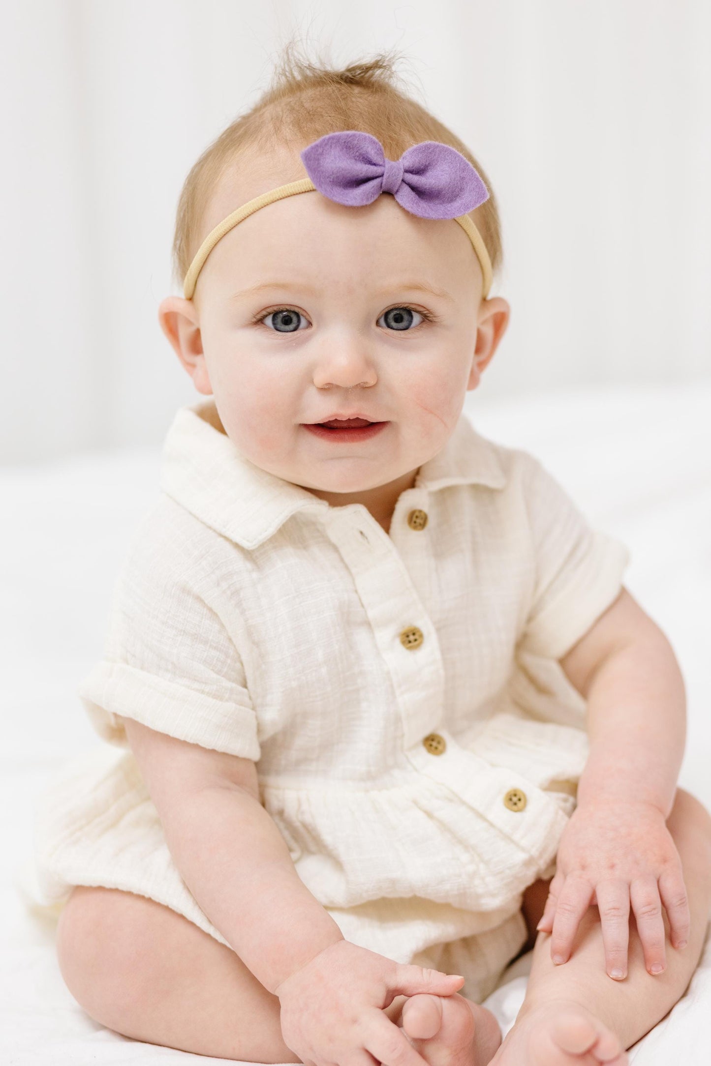 3 Inch Baby Bow Headband - Spring Baby Bows - Toddler Girl Hair Clips