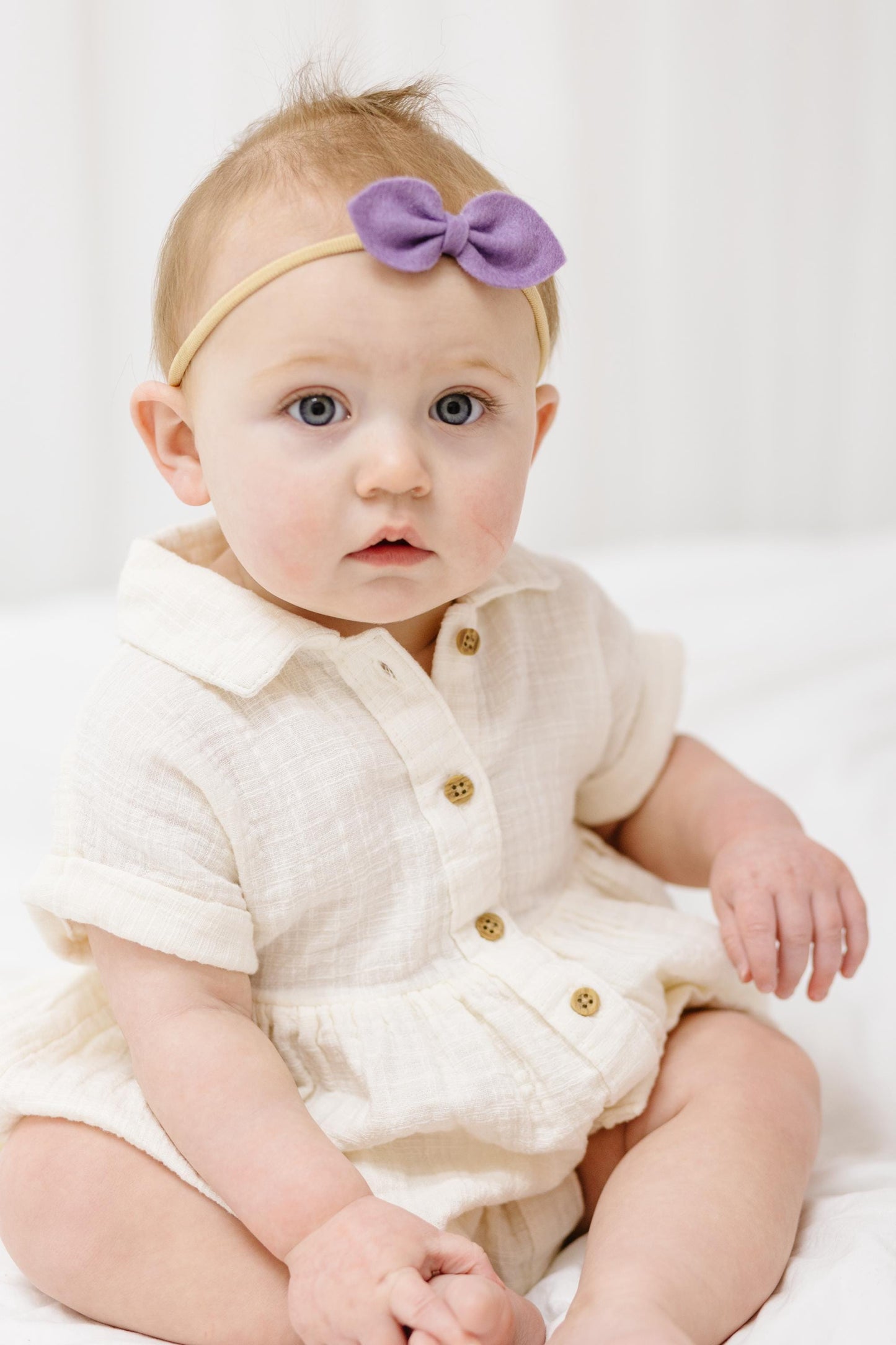 3 Inch Baby Bow Headband - Spring Baby Bows - Toddler Girl Hair Clips