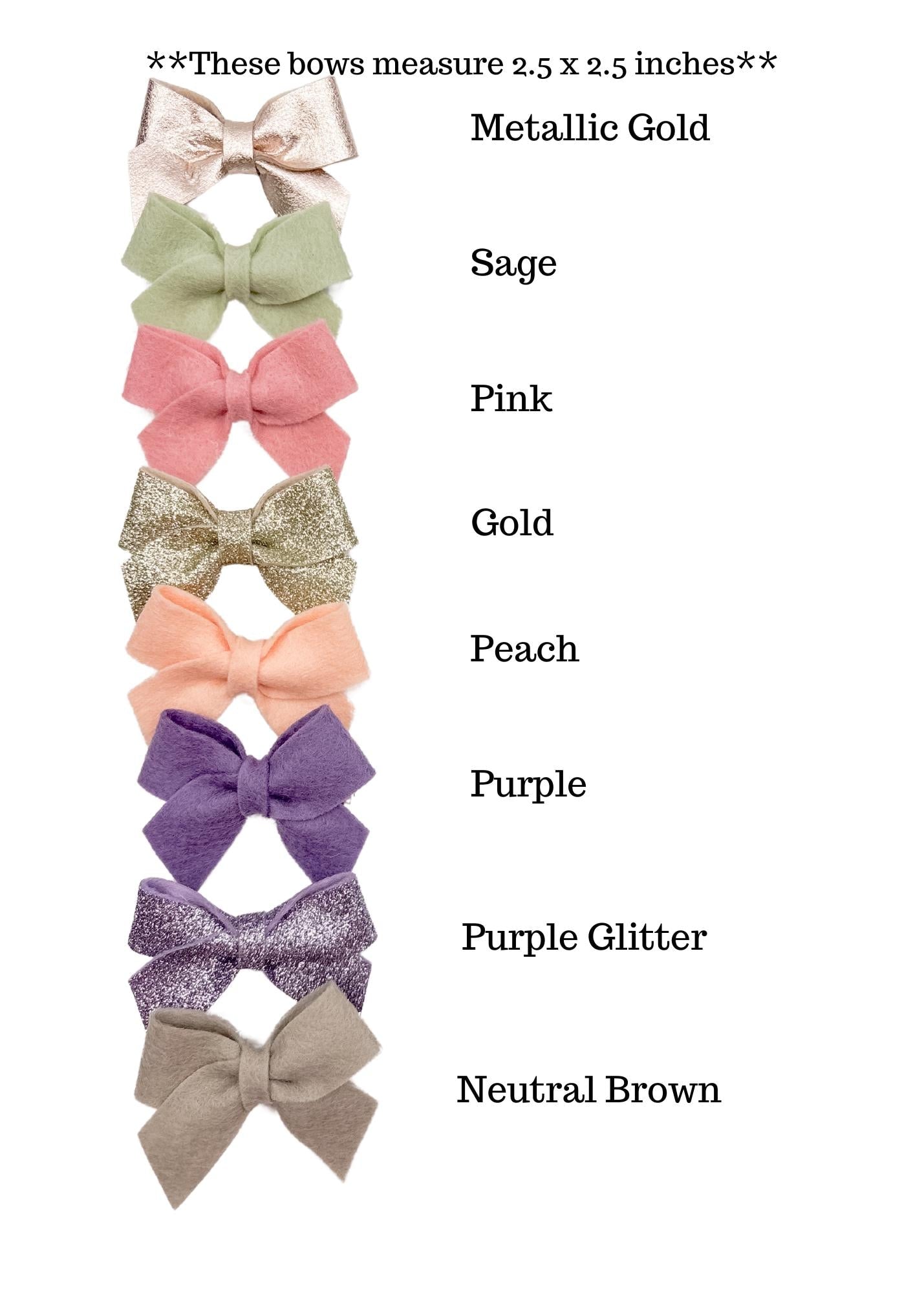 Glitter Spring Baby Bow Headband - Toddler Girl Easter Hair Clips