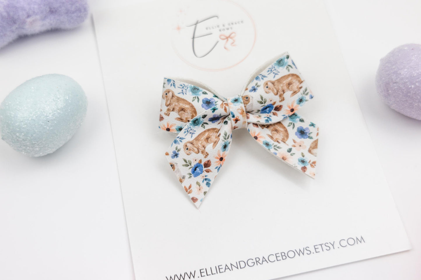 Baby Girl Easter Hair Clips - Baby Bow Headband