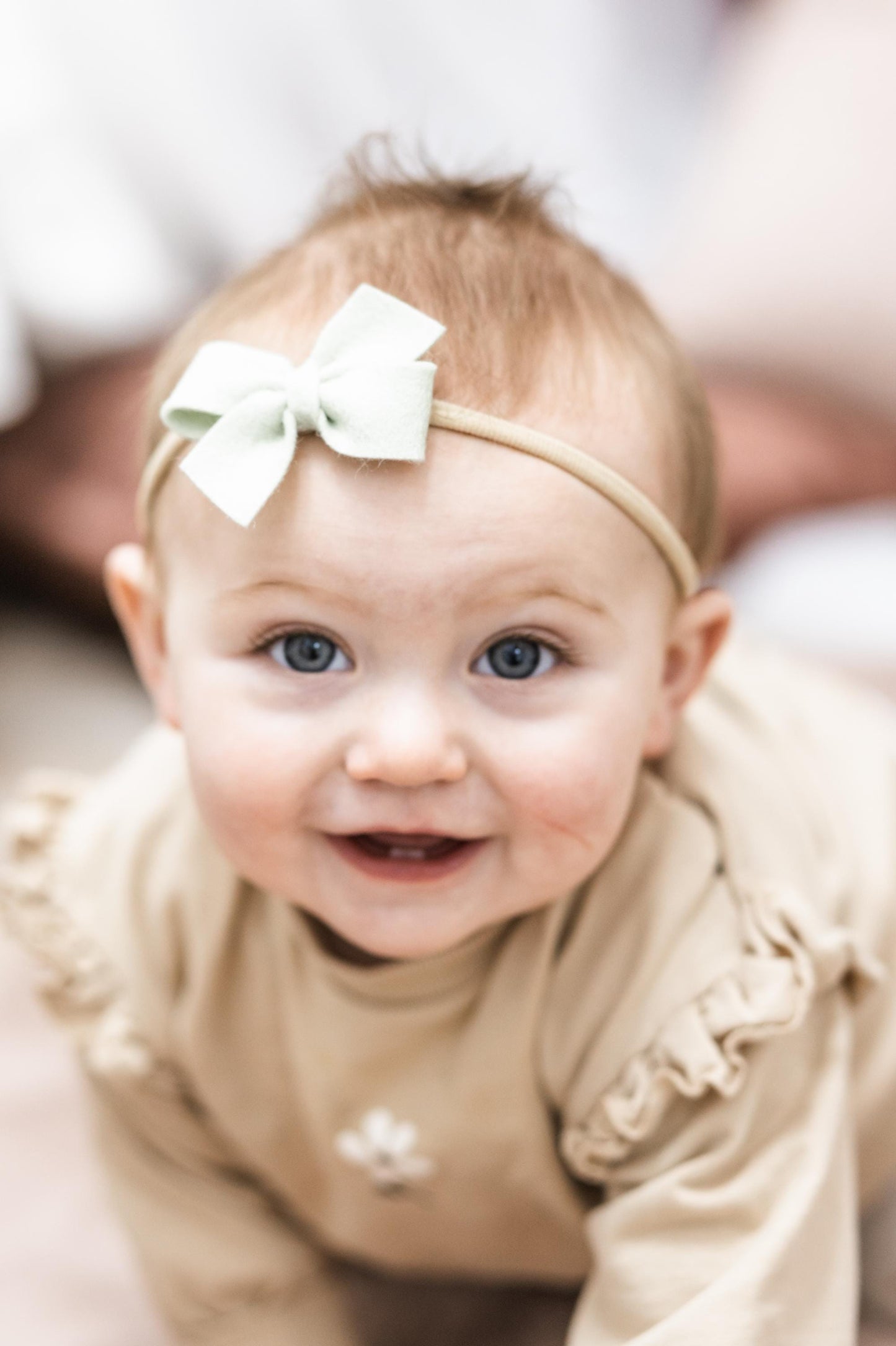 Pinwheel Baby Bow Headband - Toddler Girl Spring Hair Clips
