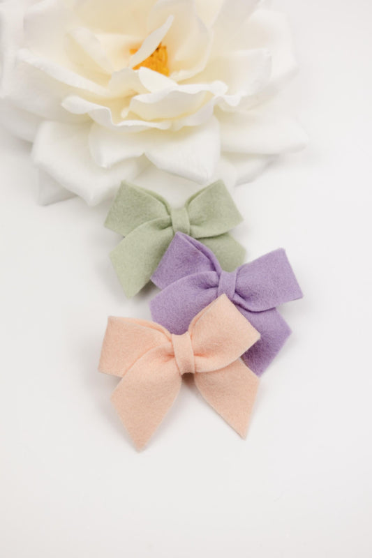 Spring Baby Bow Headband - Easter Hair Clips for Girls
