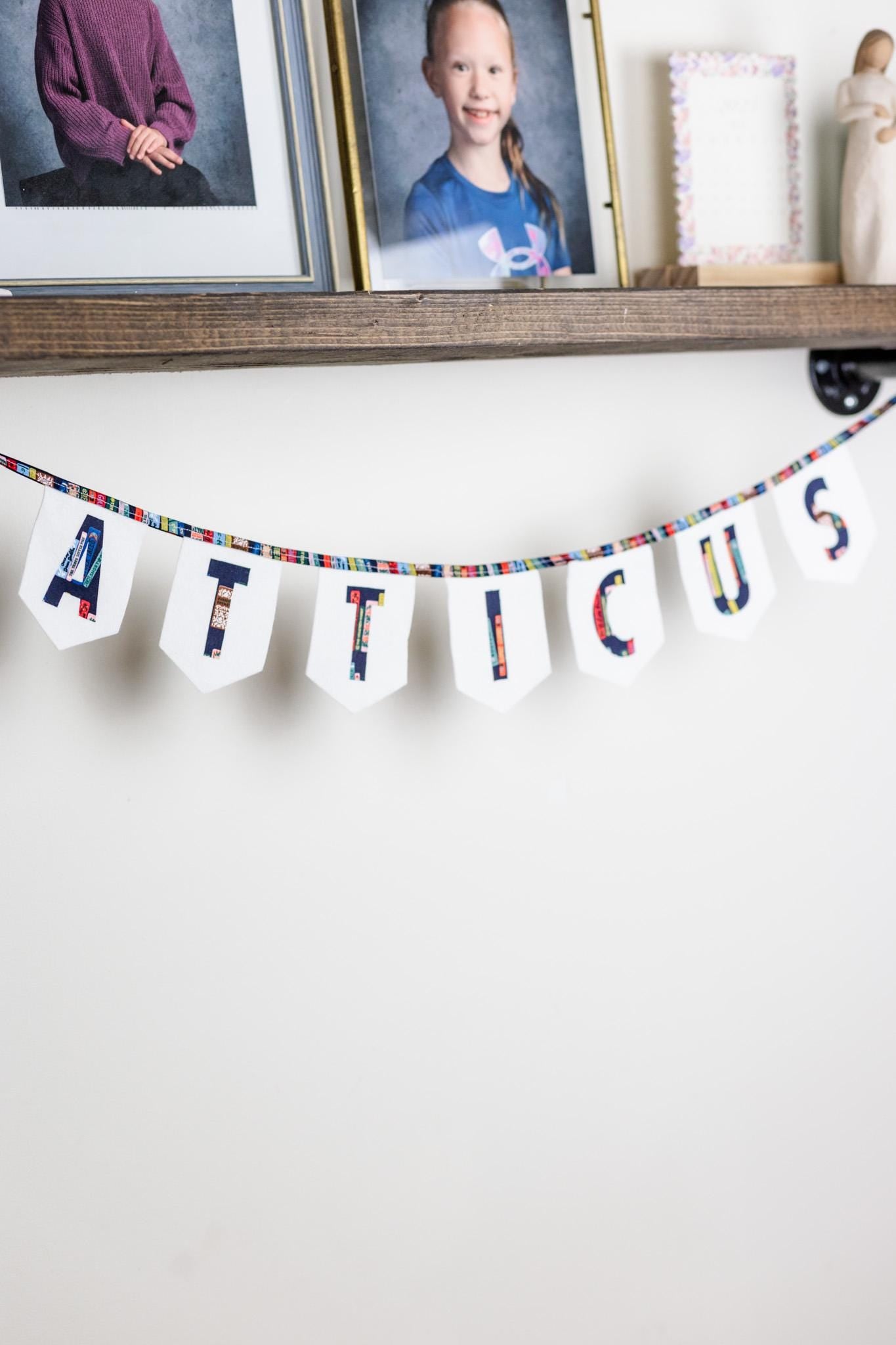 Custom Name Book Banner