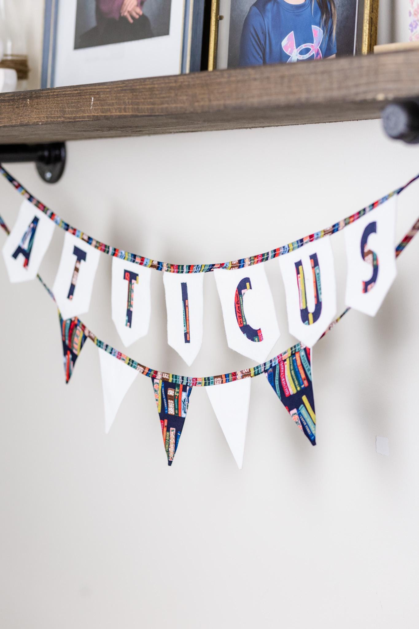 Custom Name Book Banner