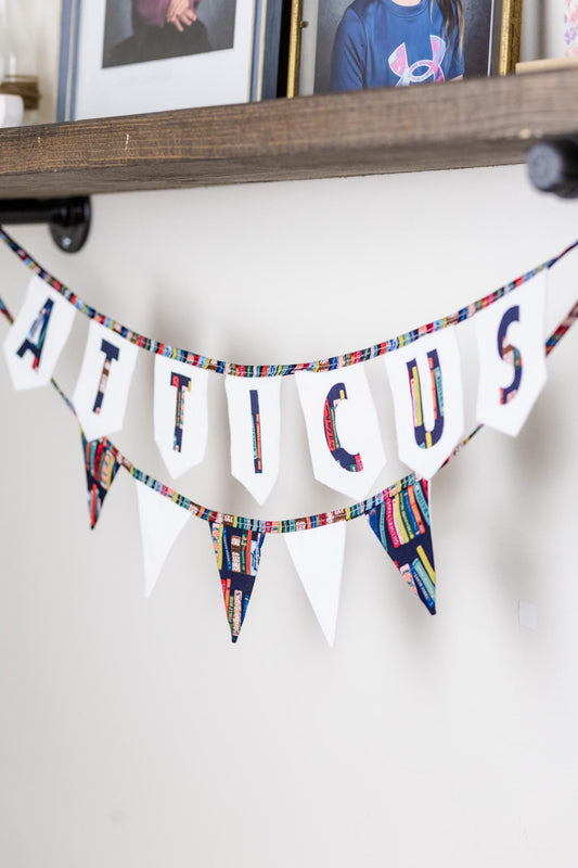 Custom Name Book Banner