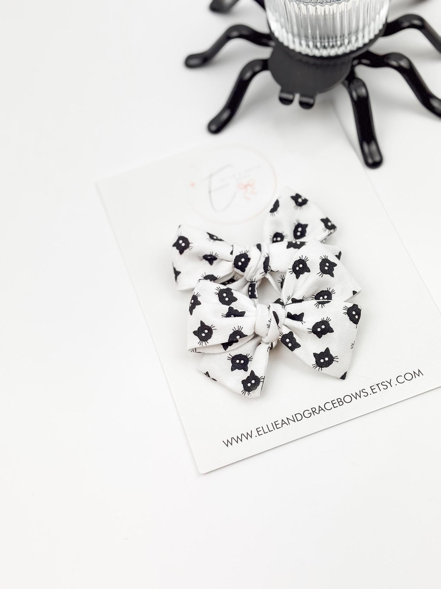 Black Cat Hair Bows