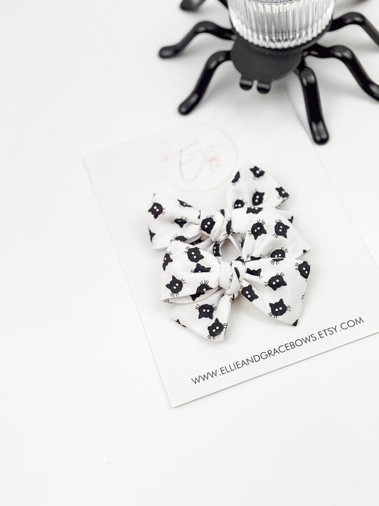 Black Cat Hair Bows